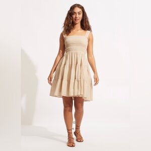 Seafolly Faithful Mini Dress - Natural medium